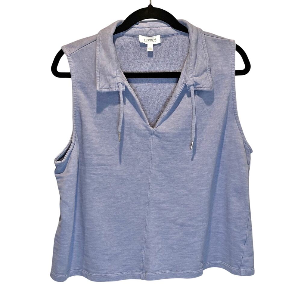 Haven Well Within Cornflower Blue Sleeveless Top & Shorts Set - size XL